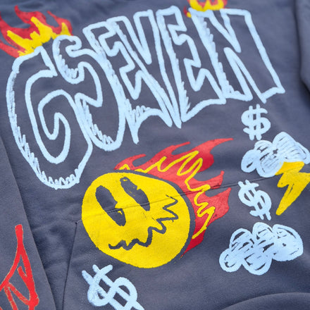 G$EVEN "Lucky 7 Inferno" Hoodie